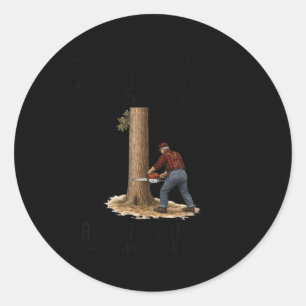 Never Underestimate an Old Man Who Still Runs A Classic Round Sticker
