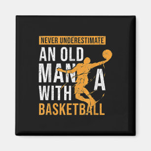 Never Underestimate An Old Man With A Basketball Magnet