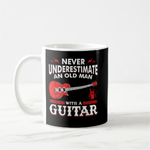 Never Underestimate An Old Man With A Guitar 2 Coffee Mug