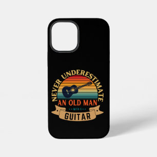 Never underestimate an old man with a guitar iPhone 12 mini case