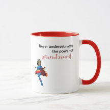 Never Underestimate Grandmas Mug (AA)