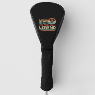 Never Underestimate Old Man Pickleball Paddle Game Golf Head Cover