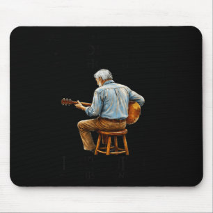 Never Underestimate Old Man Who Graphic Art Mouse Pad