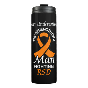 Never Underestimate/Ribbon/Man...RSD Thermal Tumbler