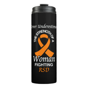 Never Underestimate/Ribbon/Woman...RSD Thermal Tumbler