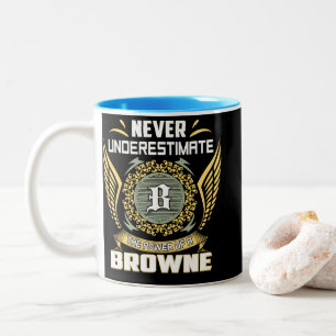 Never Underestimate The Power Of A Browne Two-Tone Coffee Mug