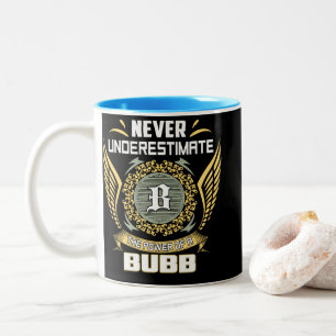 Never Underestimate The Power Of A Bubb Two-Tone Coffee Mug