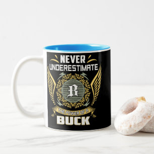 Never Underestimate The Power Of A Buck Two-Tone Coffee Mug