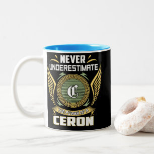 Never Underestimate The Power Of A Ceron Two-Tone Coffee Mug