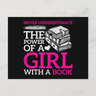 Never Underestimate The Power Of A Girl With A Boo Enclosure Card