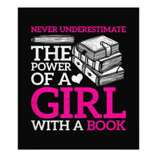 Never Underestimate The Power Of A Girl With A Boo Photo Print