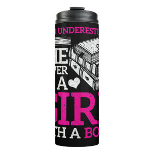 Never Underestimate The Power Of A Girl With A Boo Thermal Tumbler