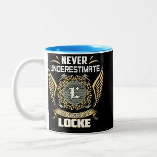 Never Underestimate The Power Of A Locke Two-Tone Coffee Mug