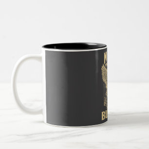 Never Underestimate The Power Of Butler Two-Tone Coffee Mug