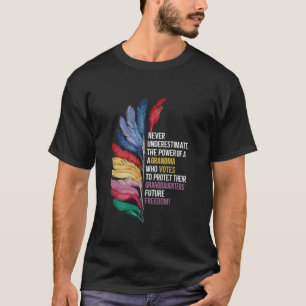 Never Underestimate The Power Of Grandma Who Votes T-Shirt