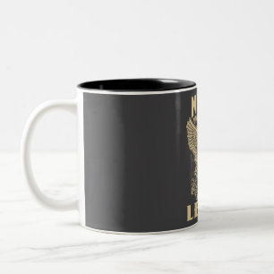 Never Underestimate The Power Of Leigh Two-Tone Coffee Mug