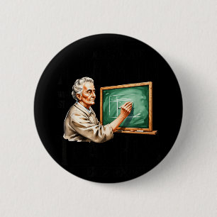Never Underestimate Woman Who Still Teaches in Her 6 Cm Round Badge