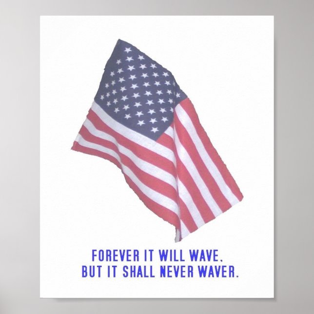 Never Waver Poster (Front)