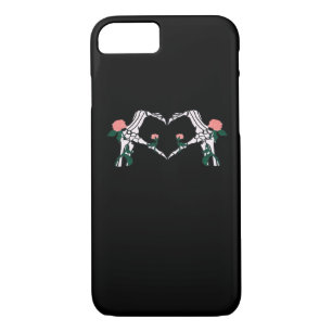 Never Wilts – Skeleton Hands Roses  iPhone 8/7 Case