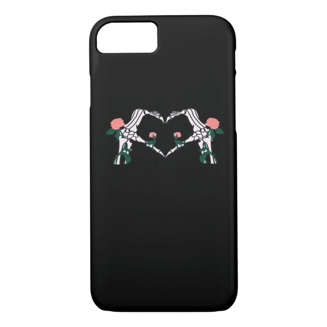 Never Wilts – Skeleton Hands Roses  Case-Mate iPhone Case (Back)
