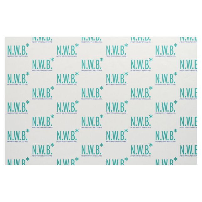 Never Without Binoculars Fabric (Fat Quarter)