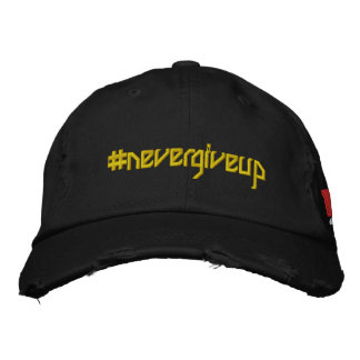 Nevergiveup (logo) embroidered hat