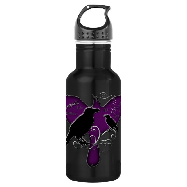 Nevermore 532 Ml Water Bottle (Front)