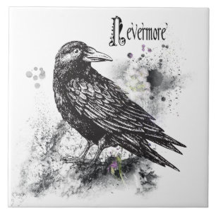 Nevermore (6" X 6") Ceramic Photo Tile