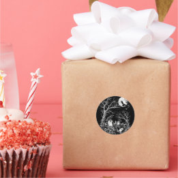 Nevermore Cemetery Classic Round Sticker