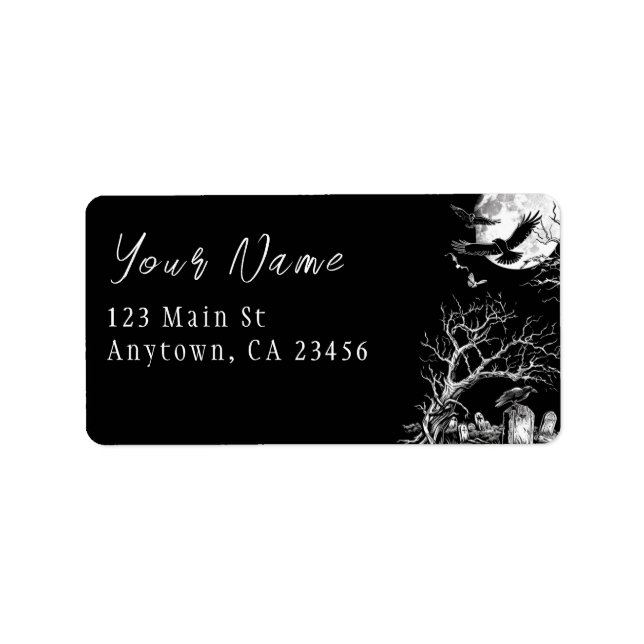 Nevermore Cemetery Label (Front)