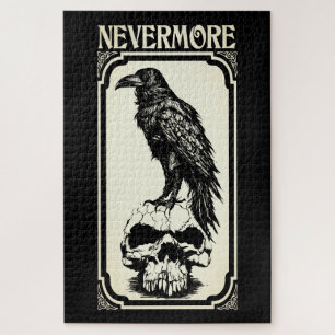 Nevermore   Edgar Allan Poe - The Raven Jigsaw Puzzle