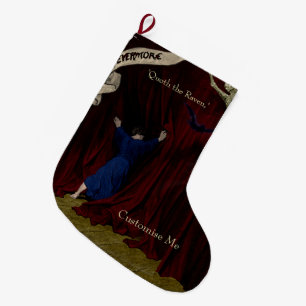 Nevermore... Large Christmas Stocking