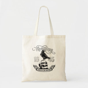 Nevermore Quote The Raven Edgar Allan Poe  Tote Bag