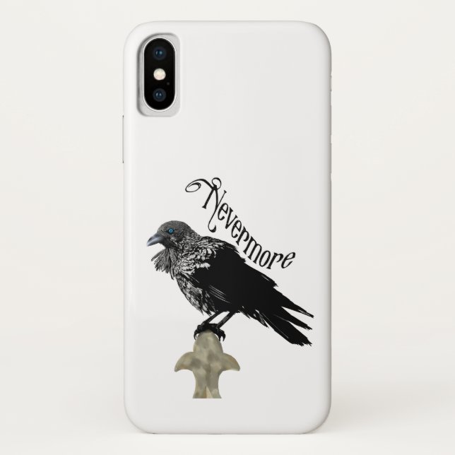 Nevermore Raven Case-Mate iPhone Case (Back)