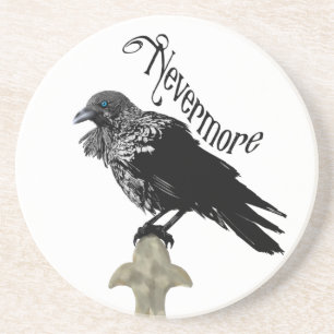 Nevermore Raven Coaster