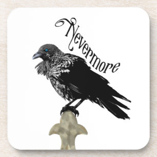 Nevermore Raven Coaster