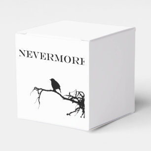 Nevermore Raven Edgar Allan Poe Design Favour Box