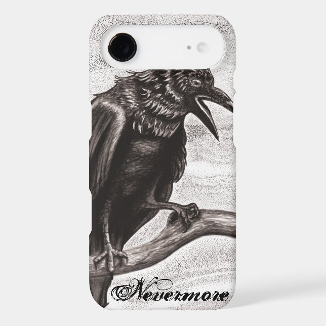 Nevermore Raven in the Mist Samsung Case (Back)