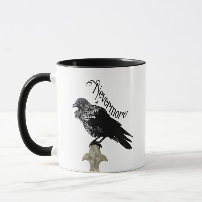 Nevermore Raven Mug (Left)