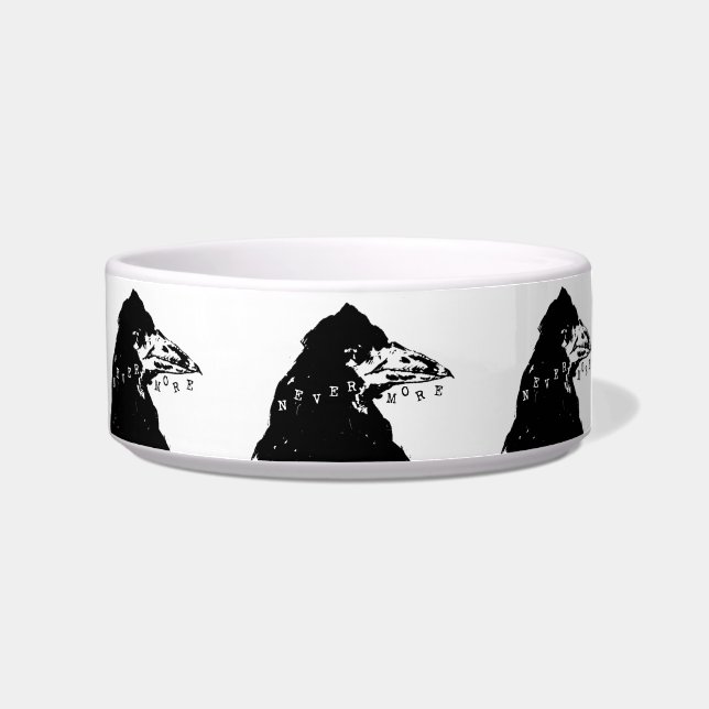 Nevermore Raven of Edgar Allan Poe Bowl (Right)