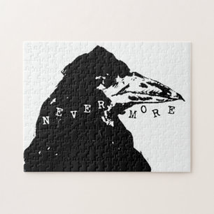 Nevermore Raven of Edgar Allan Poe Jigsaw Puzzle