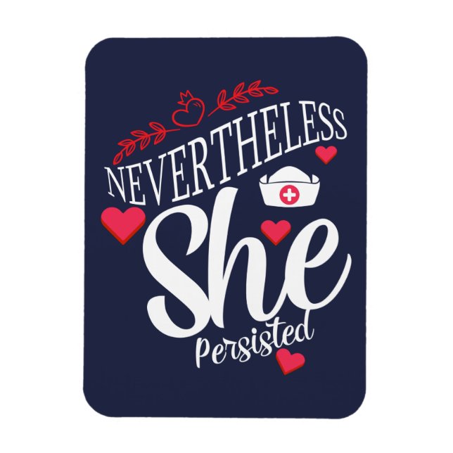 Nevertheless She Persisted Magnet (Vertical)