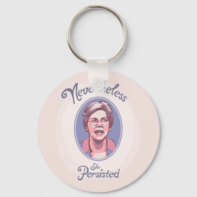 Nevertheless, She Pesisted Key Ring (Front)