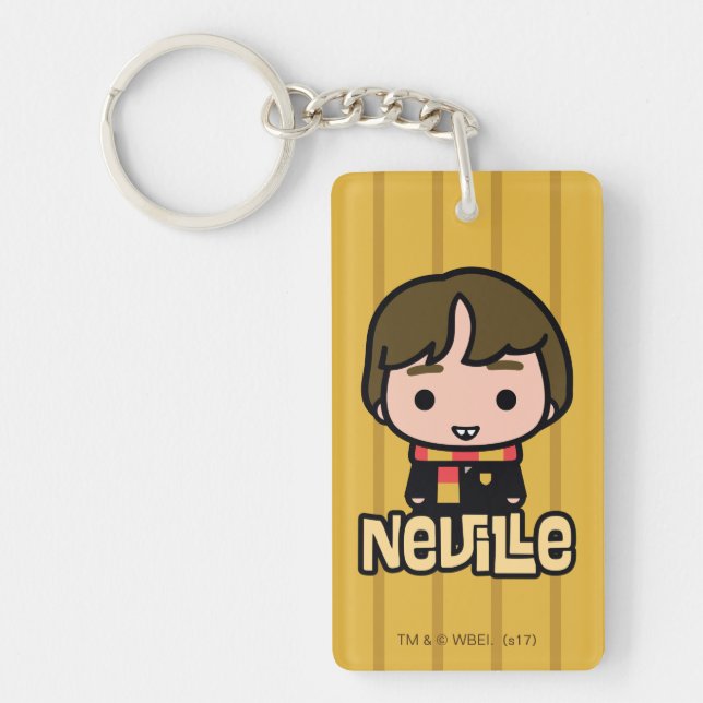 Neville Longbottom Cartoon Character Art Key Ring (Front)