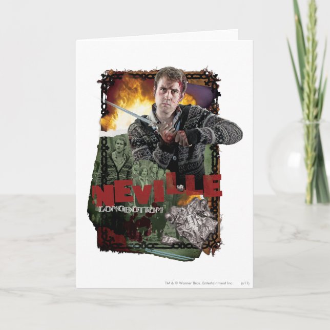 Neville Longbottom Collage 2 Card (Front)