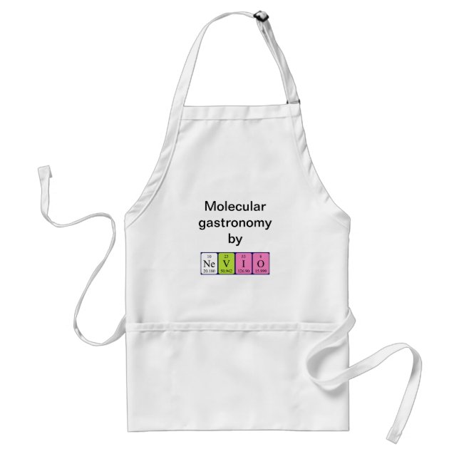 Nevio periodic table name apron (Front)