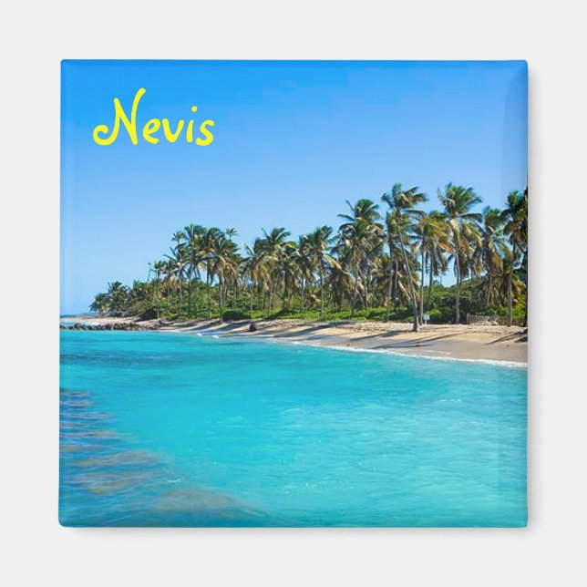 nevis island magnet (Front)