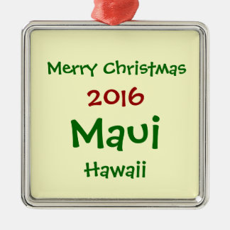NEW 2016 MAUI HAWAII CHRISTMAS HOLIDAY ORNAMENT