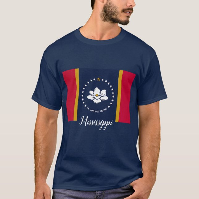 New 2020 Mississippi Flag T-Shirt (Front)