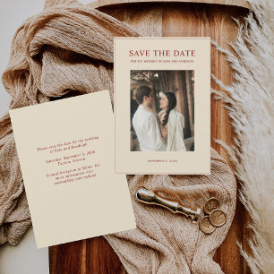 New 2026 Minimalist Photo Save The Date